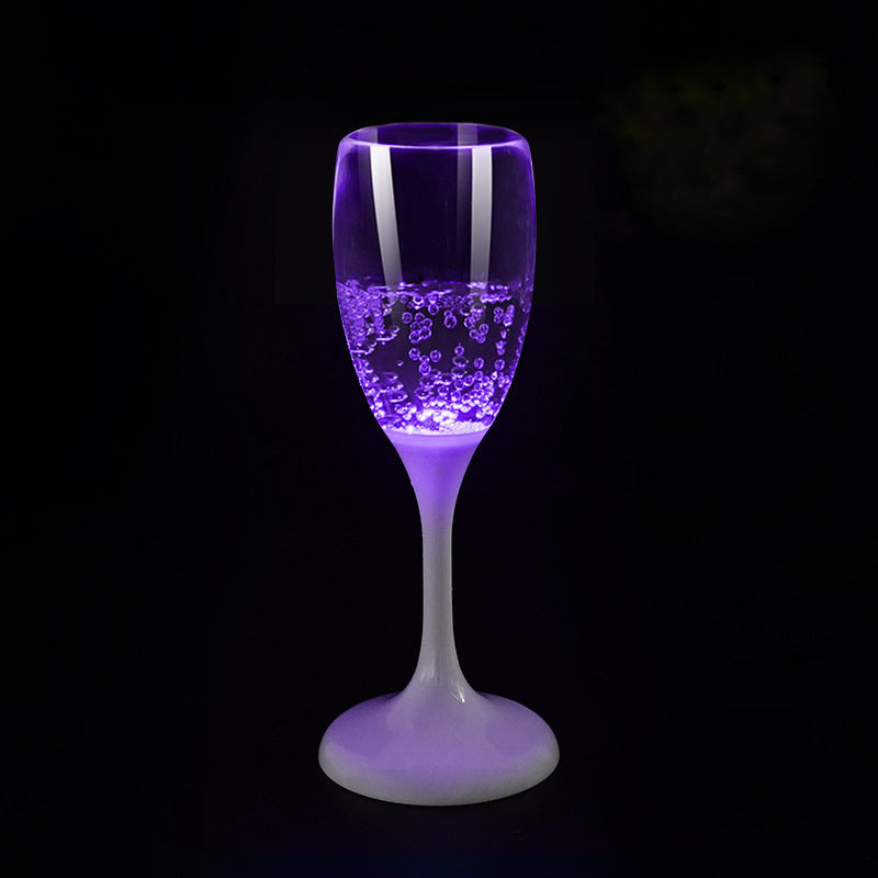 Creative Water Sensing Wedding luminous Glasses cup Party Supplies Novelty LED Light Up Wine bottles for Party Club Bar Drinking