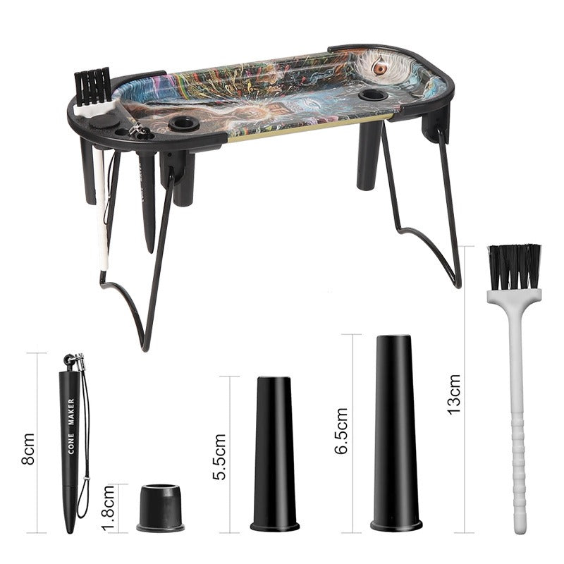 Multi functional set square cigarette control table horn tube filling set portable manual control table